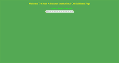 Desktop Screenshot of greenadvocates.org